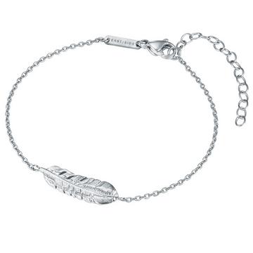 Femme Bracelet en acier inoxydable Plume