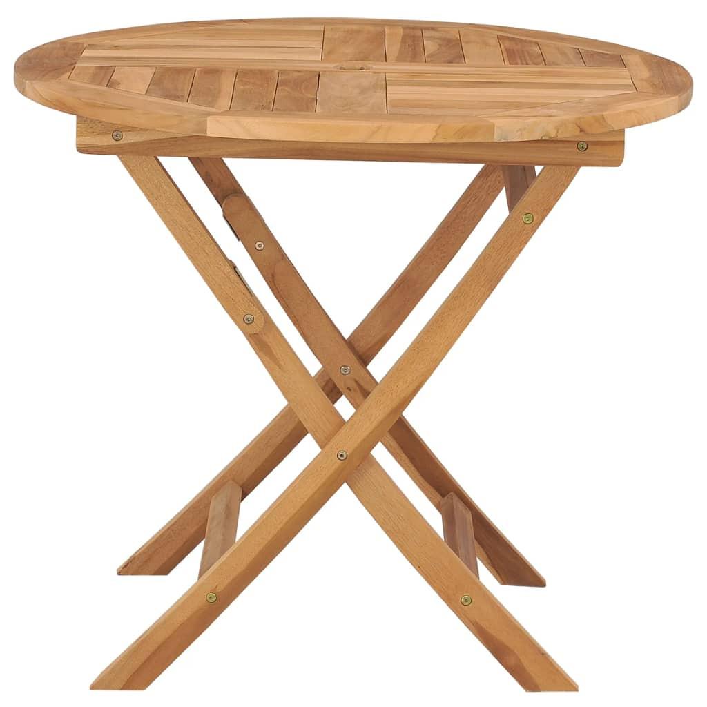 VidaXL Table à manger bois  