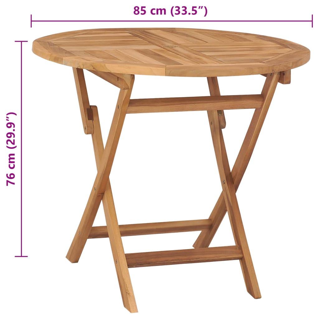 VidaXL Table de salle à manger bois  