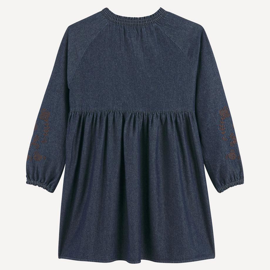 La Redoute Collections  Kleid mit langen Ärmeln aus leichtem Denim 