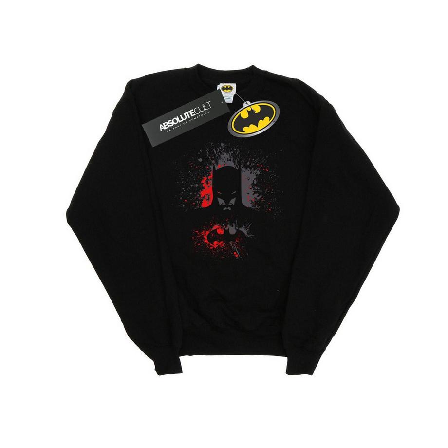 DC COMICS Felpa Logo Batman Splatter  