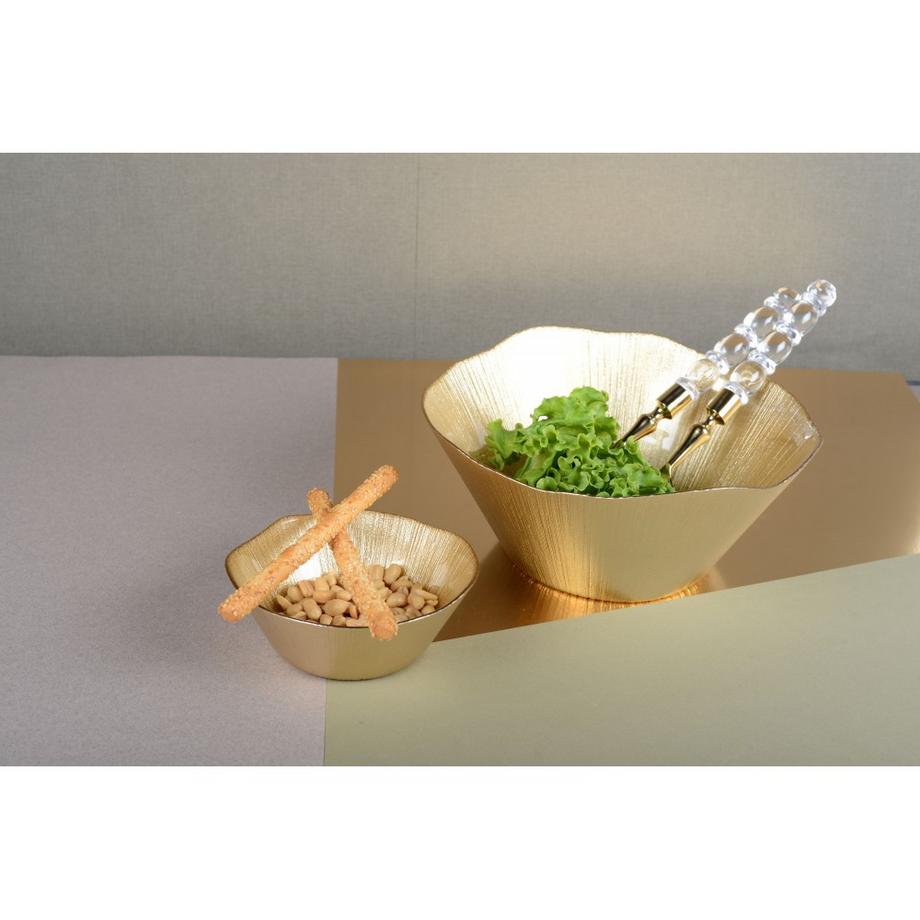 Aulica  GOLDENE SALATBESTECK AUS ACRYL 