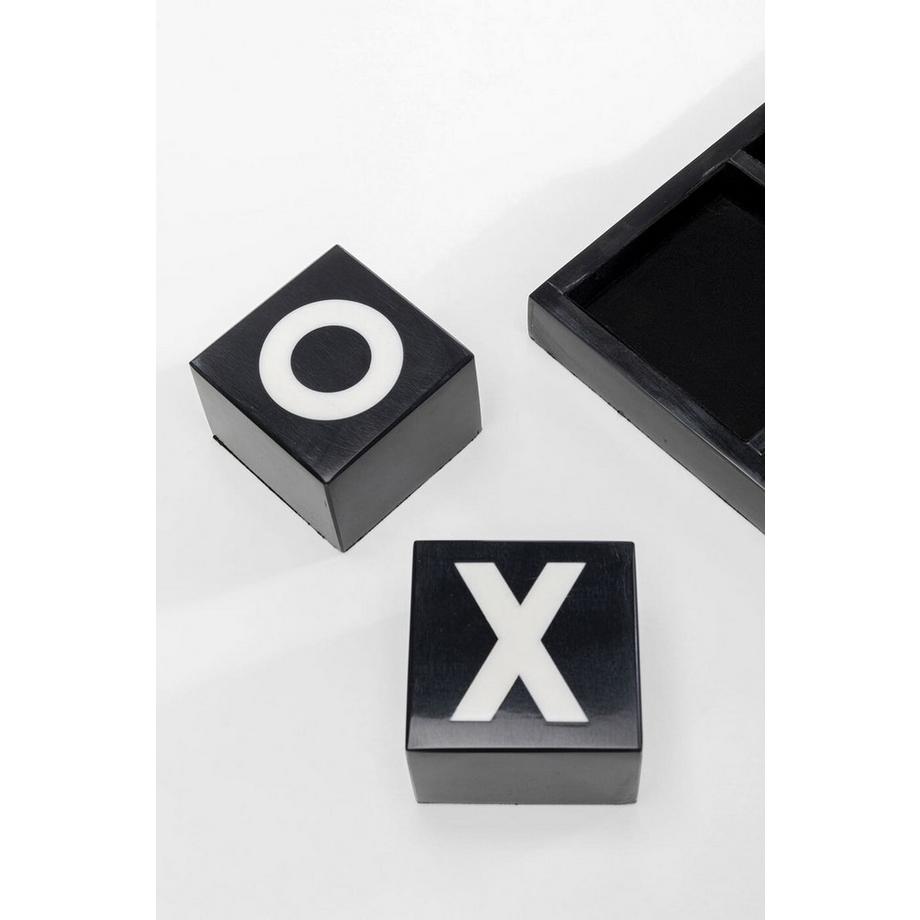 KARE Design  Objet déco Tic Tac Toe noir et blanc 