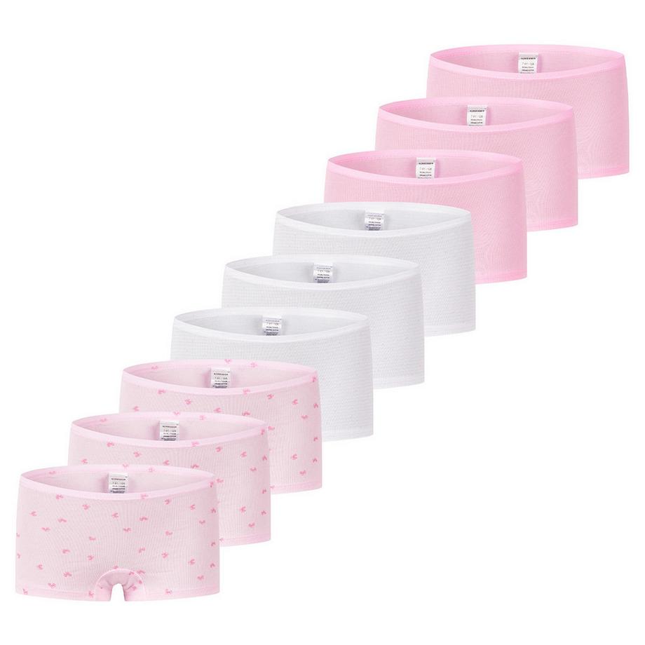 9er Pack Kids Girls 95/5 Organic Cotton - Shorts