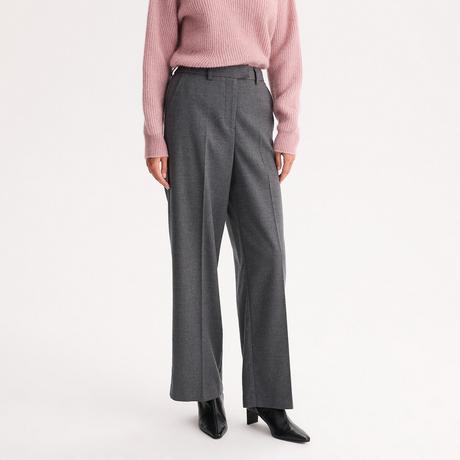 La Redoute Collections Pantaloni a gamba larga vita alta  