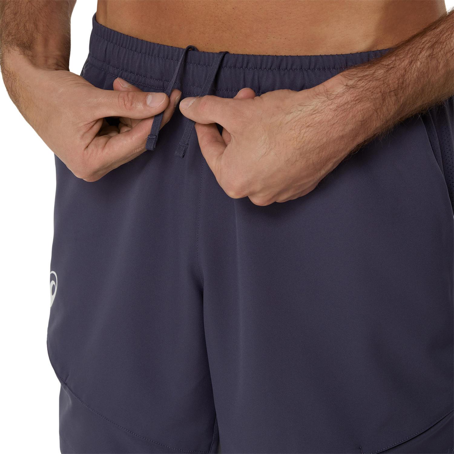 asics  Match 7in Short  Greyish Purple 