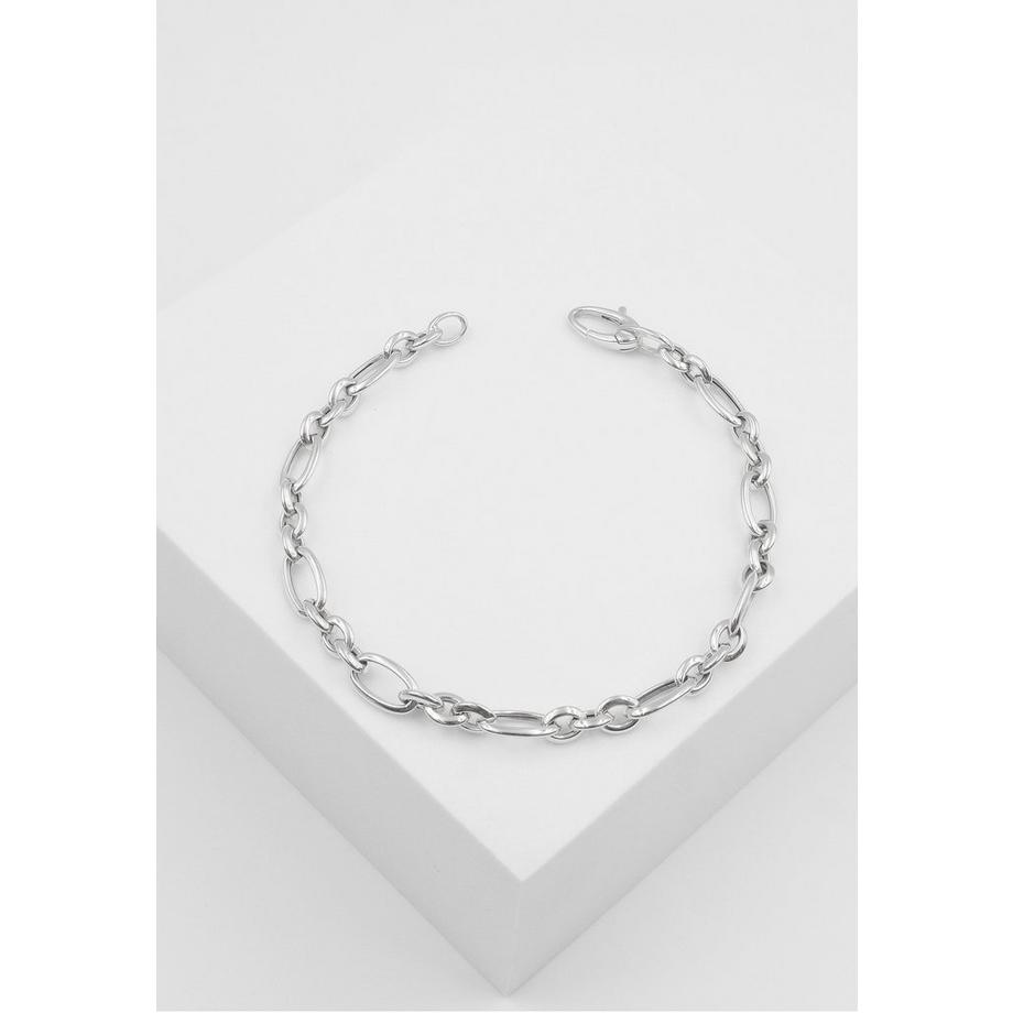 MUAU Schmuck  Bracelet Fantasie Weissgold 750, 6.5mm, 19cm 