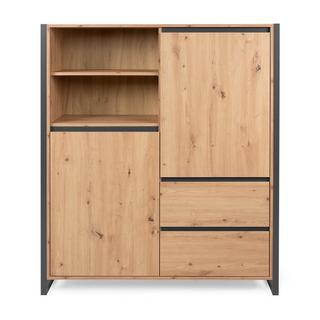 Calicosy Buffet haut 2 portes 2 tiroirs L120 cm - DENVER  