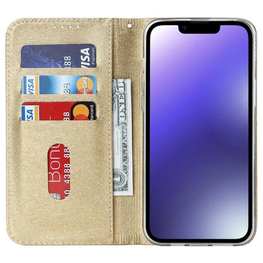 Cover-Discount  iPhone 14 Plus - Silk Texture Flip Case 