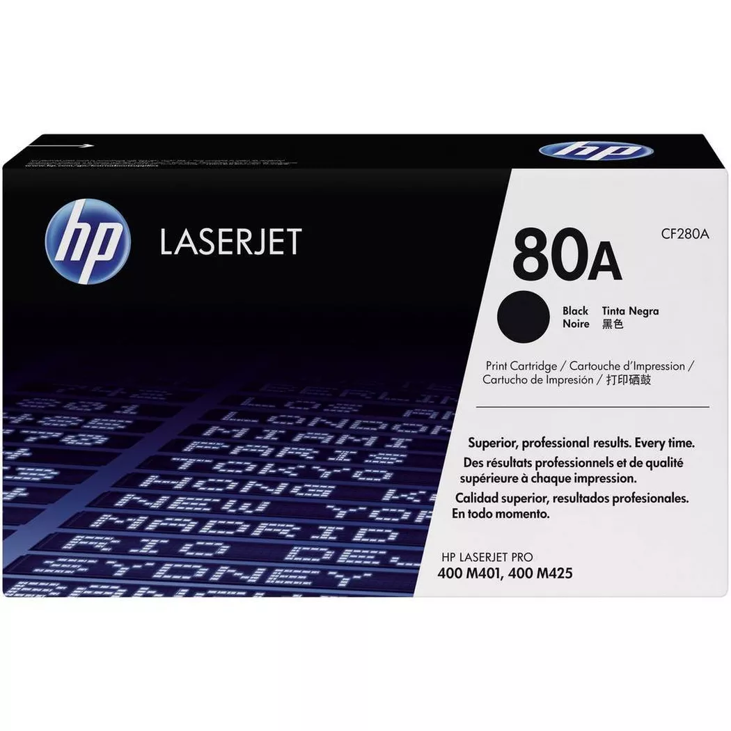 Original HP 80A Black Toner Cartridge (CF280A)