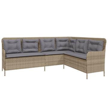 Gartensofa poly-rattan