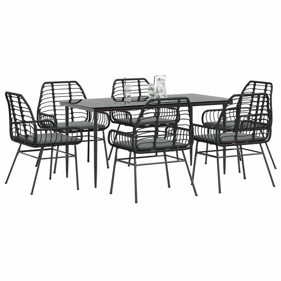VidaXL Garten essgruppe poly-rattan  