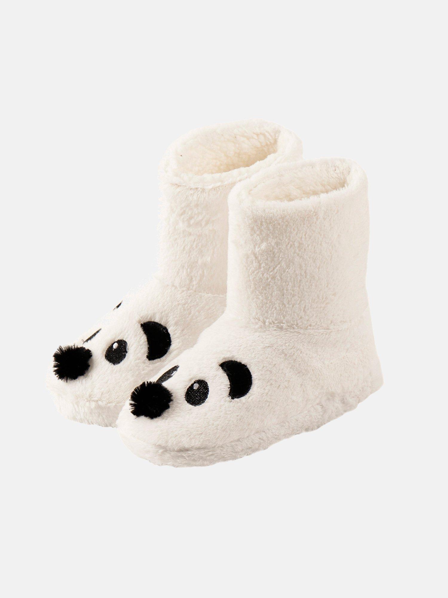 Admas  Hausschuhe Stiefel Panda 