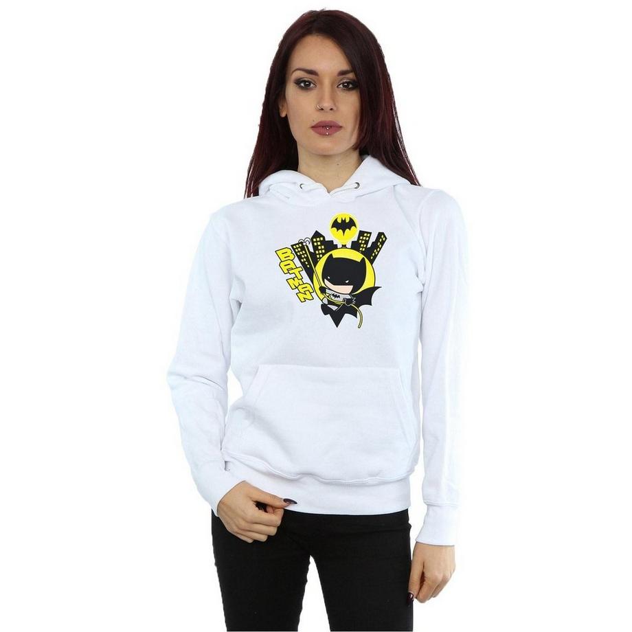DC COMICS Batman Chibi Logo Felpa con Cappuccio  