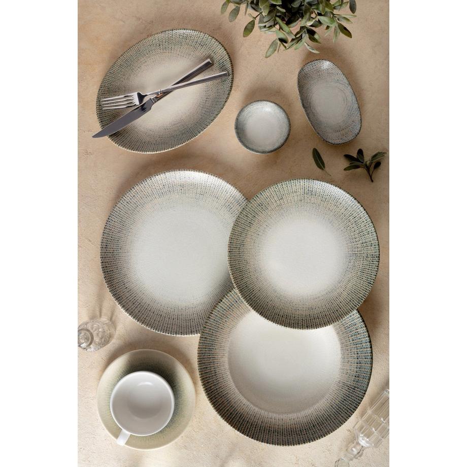 Bonna  Assiette de service - Sway -  Porcelaine - lot de 2 
