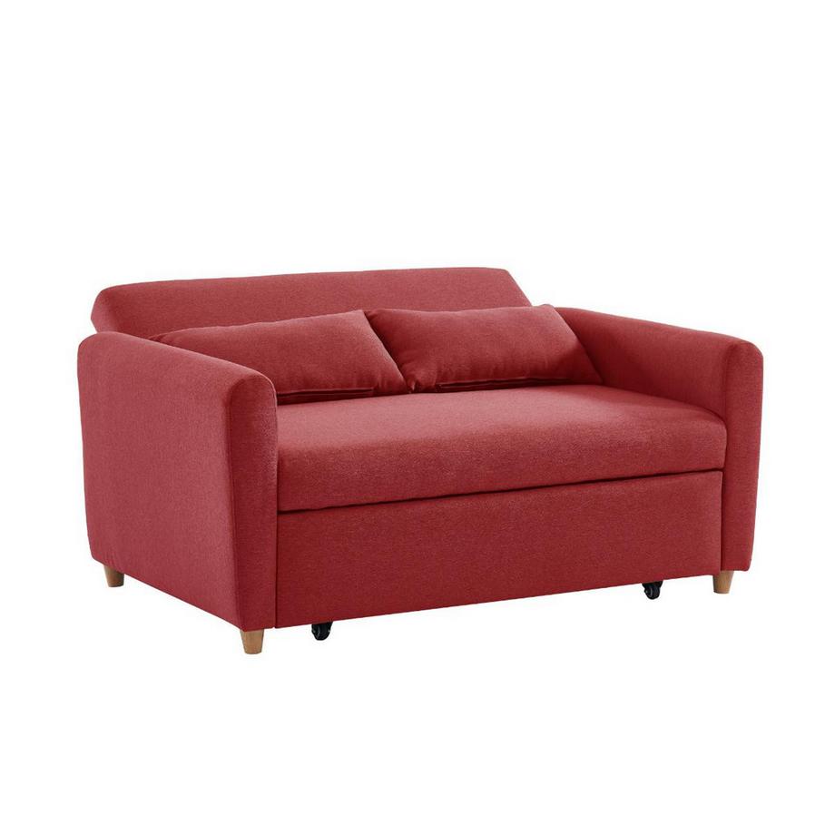 Vente-unique Schlafsofa 2Sitzer AYLA Stoff  