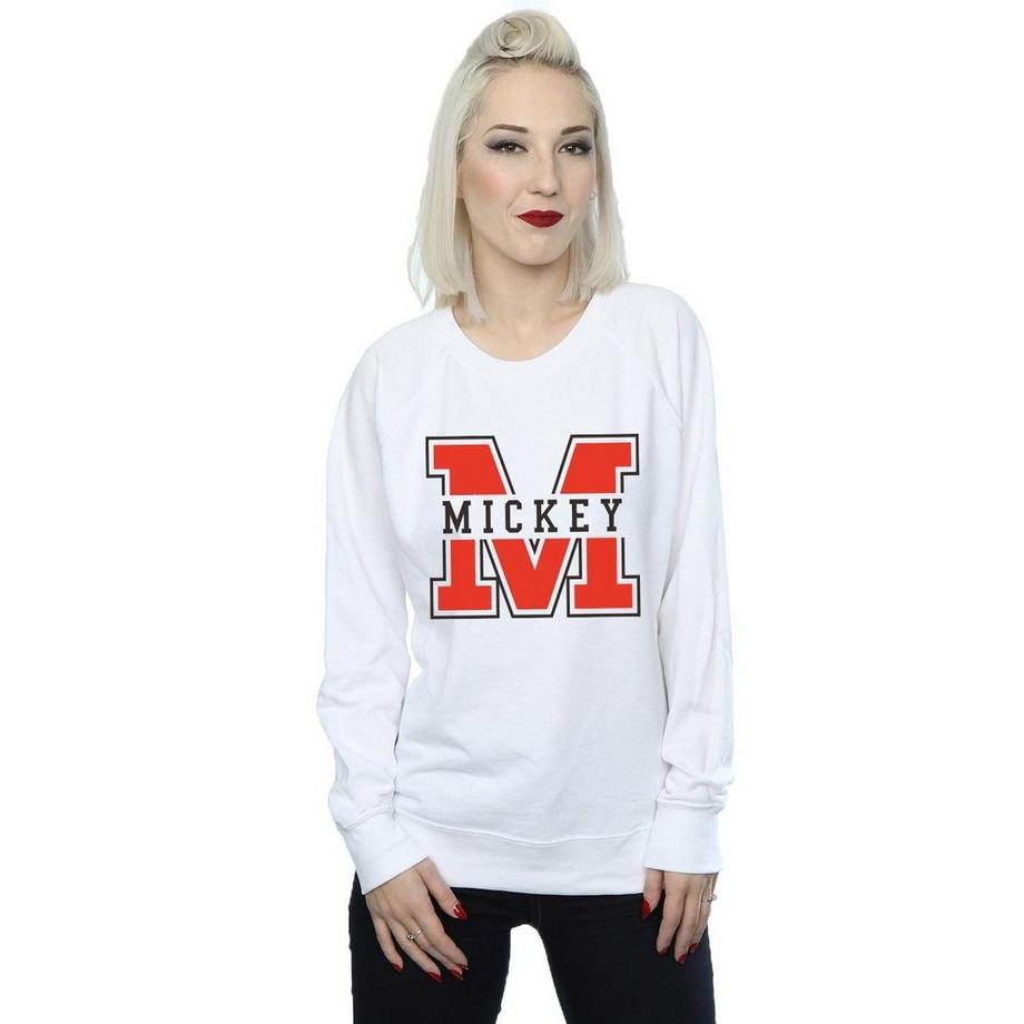Disney Mickey Mouse College Logo Sweatshirt  