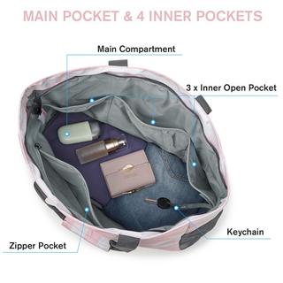 Only-bags.store Familien Faltbare Gestreifte Strandtasche  