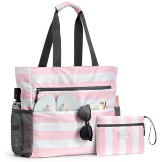 Only-bags.store Familien Faltbare Gestreifte Strandtasche  