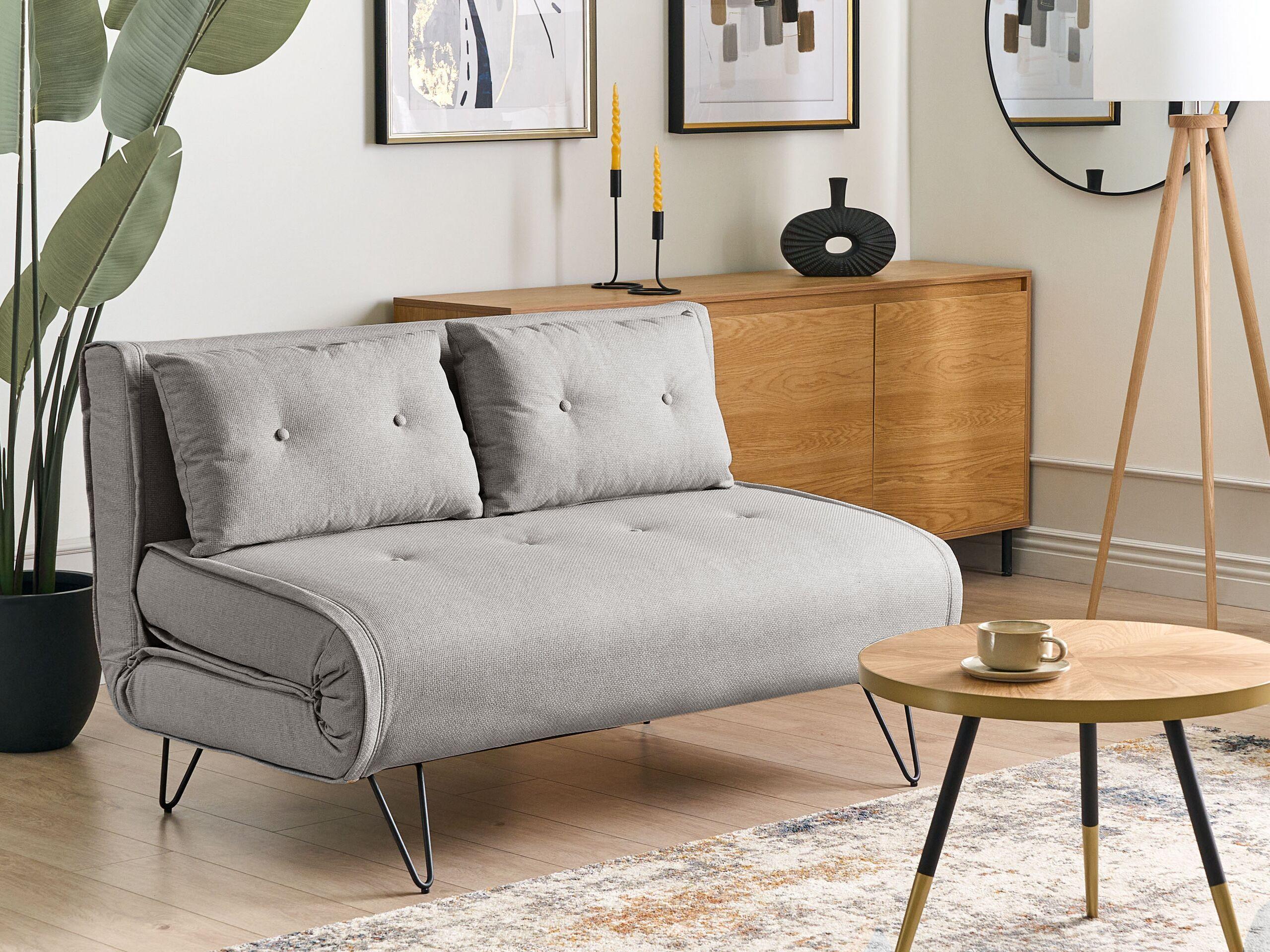 Beliani 2 Sitzer Sofa aus Polyester Glamourös VESTFOLD  