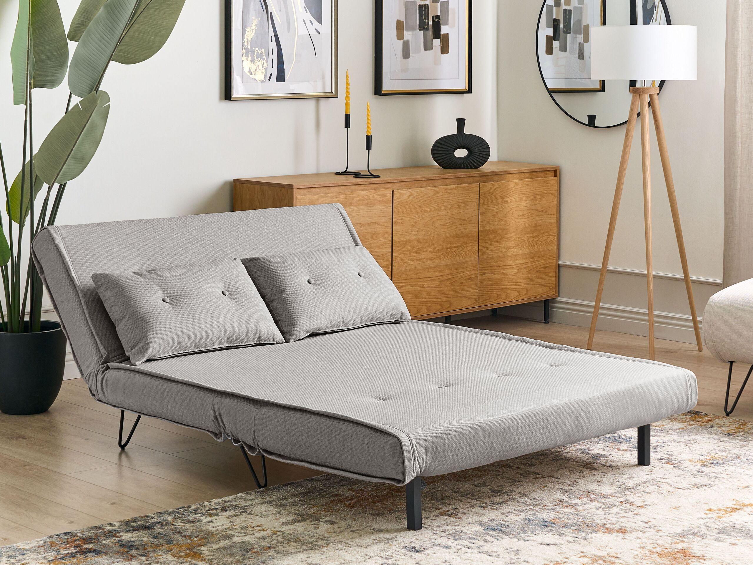 Beliani 2 Sitzer Sofa aus Polyester Glamourös VESTFOLD  