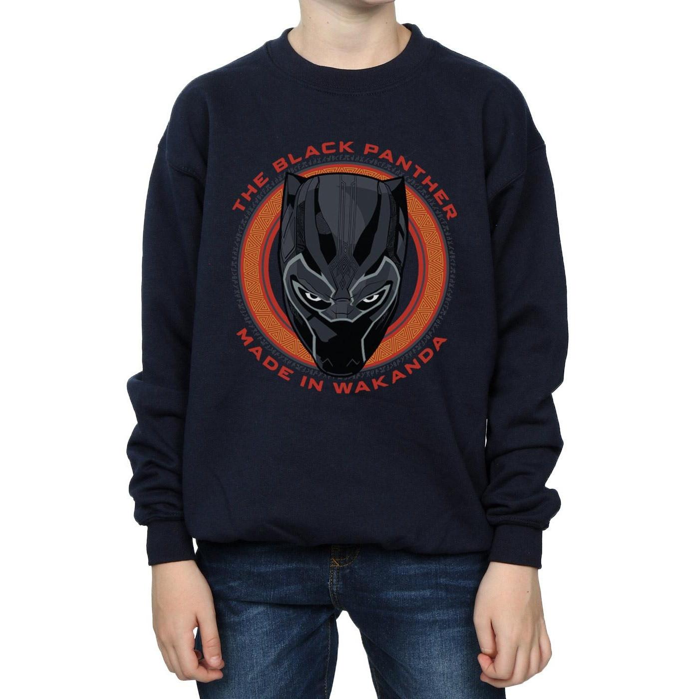 MARVEL  Sweat BLACK PANTHER MADE IN WAKANDA RED 