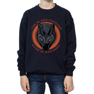 MARVEL  Black Panther Made in Wakanda Red Sweatshirt 