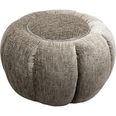 KARE Design Tabouret Fiori gris rond 52  