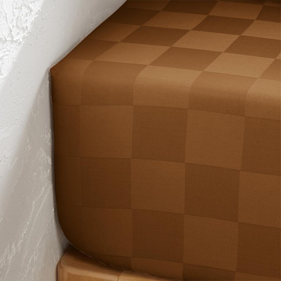 La Redoute Intérieurs Victor Lenzuolo con Angoli in Raso di Cotone Prelavato  