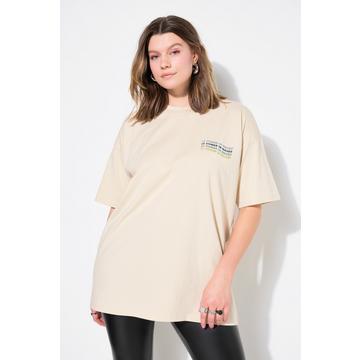 T-shirt oversize, imprimé devant et derrière