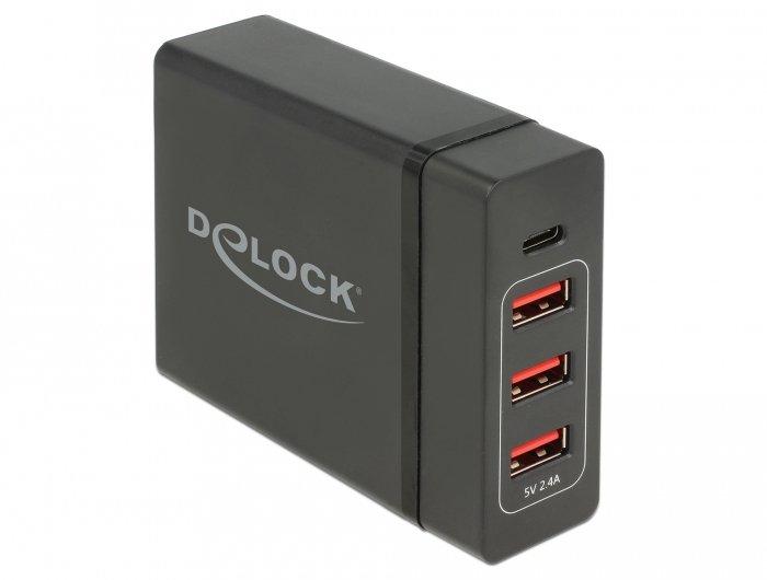 DeLock  USB-Wandladegerät 63974 Universal Schwarz AC Indoor 