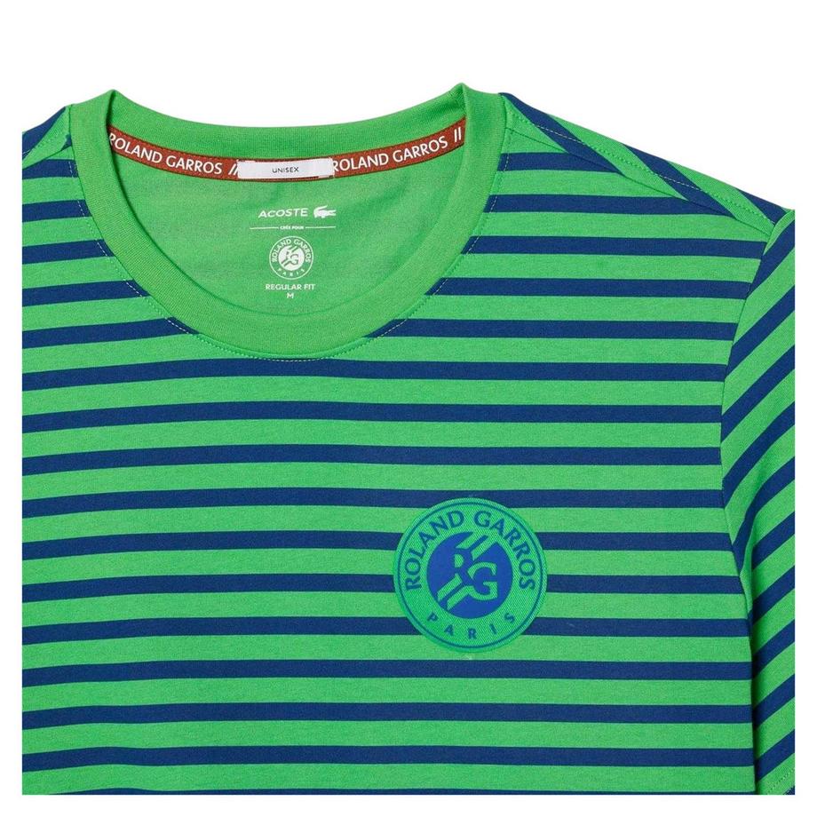 LACOSTE  Roland Garros Edition Maglietta A Strisce 