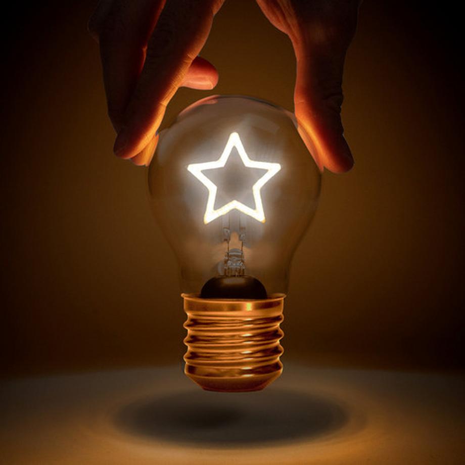 Lampe Ampoule sans fil étoile