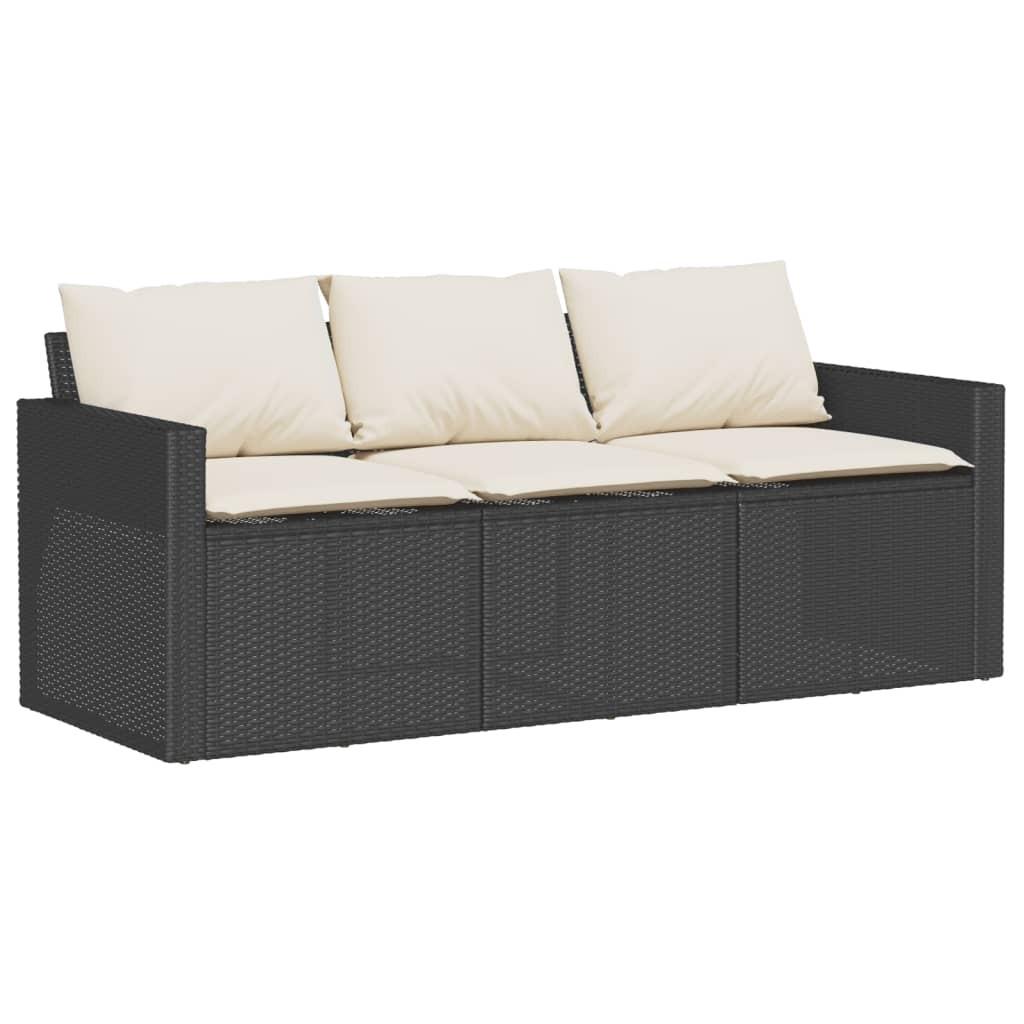 VidaXL set divano da giardino Polirattan  