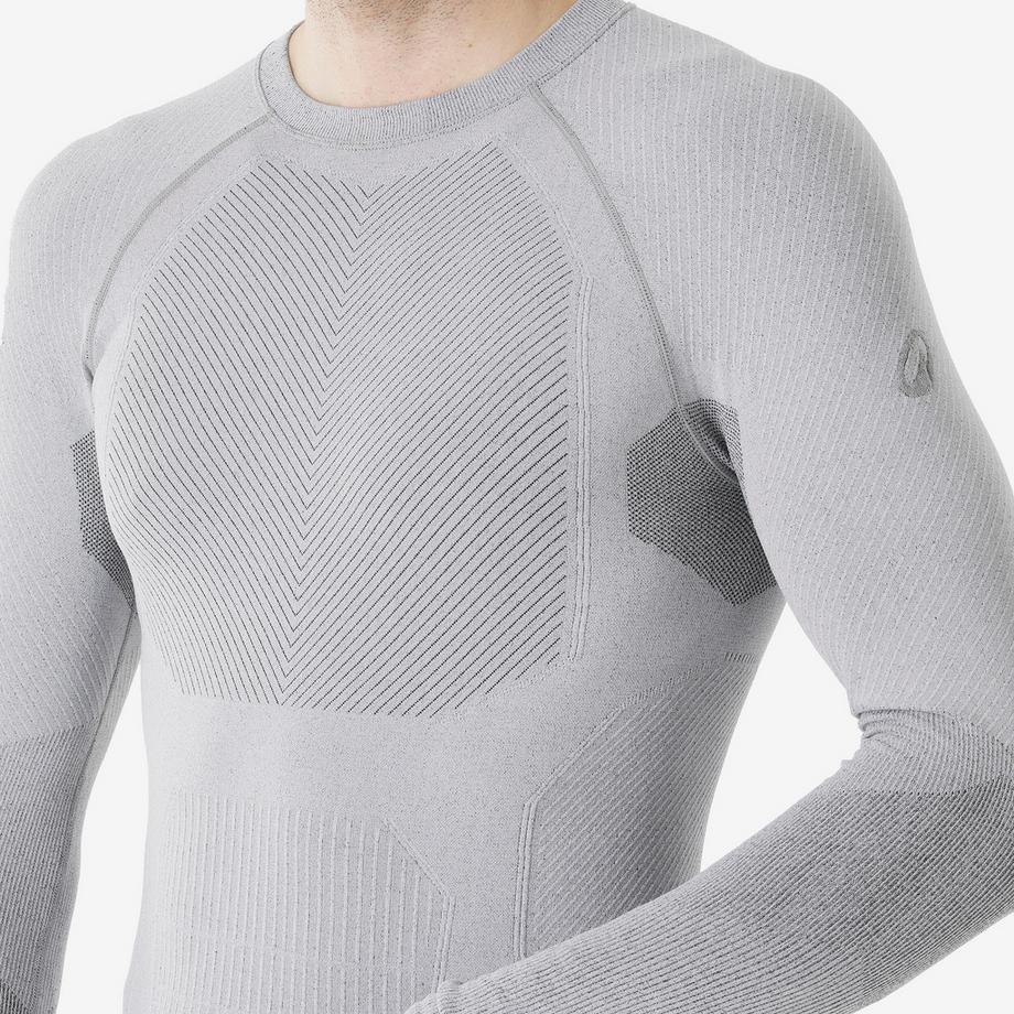 WEDZE  Sous-vêtement thermique et respirant homme, BL TOP 900 tech gris 