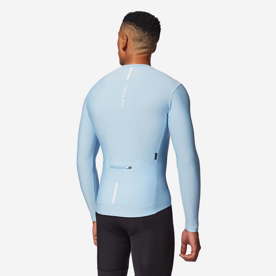 VAN RYSEL  Maillot vélo manches longues mi-saison slim polyester 