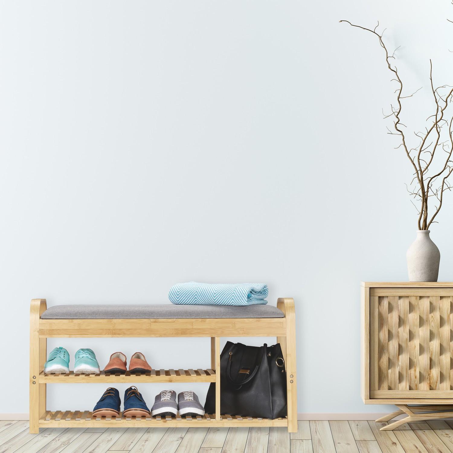 B2X Panca portascarpe con contenitore  