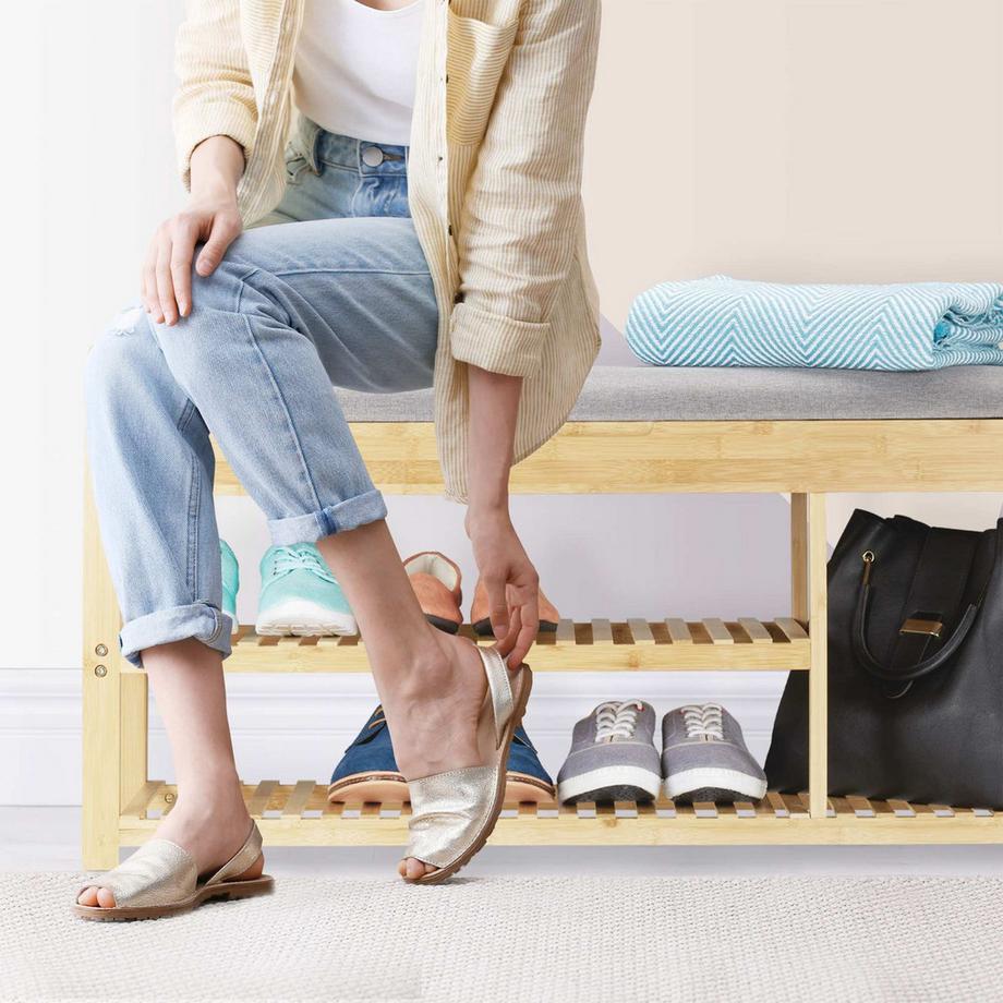 B2X Panca portascarpe con contenitore  