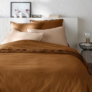 Housse de couette satin de coton lavé