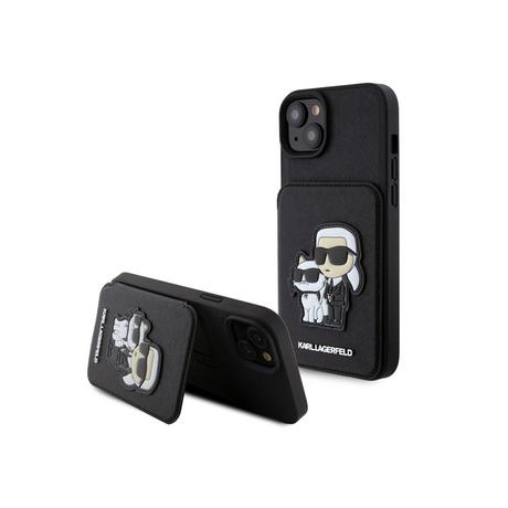 KARL LAGERFELD  Cover iPhone 15 Plus Saffiano 