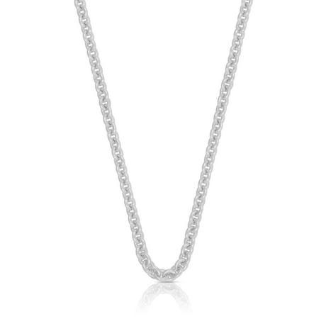 MUAU Schmuck  Collier Rundanker Weissgold 750, 3.9mm, 45cm 