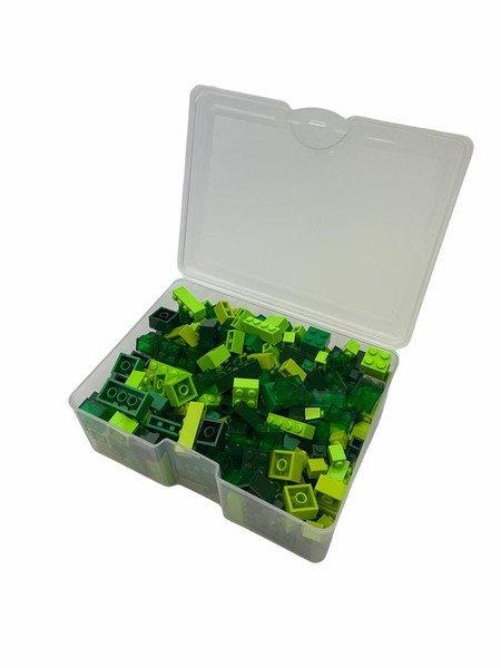 Q-BRICKS  Bausteine Box 300 Grüne Mischung 