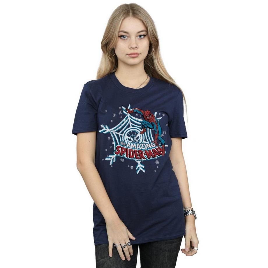 MARVEL Spider-Man Snowflake T-Shirt  