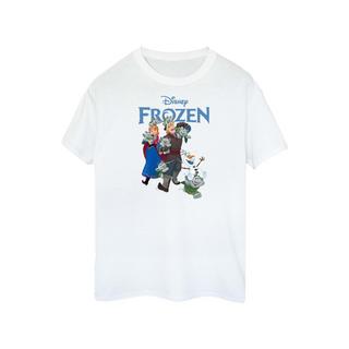 Disney Frozen Happy Trolls T-Shirt Stampata  