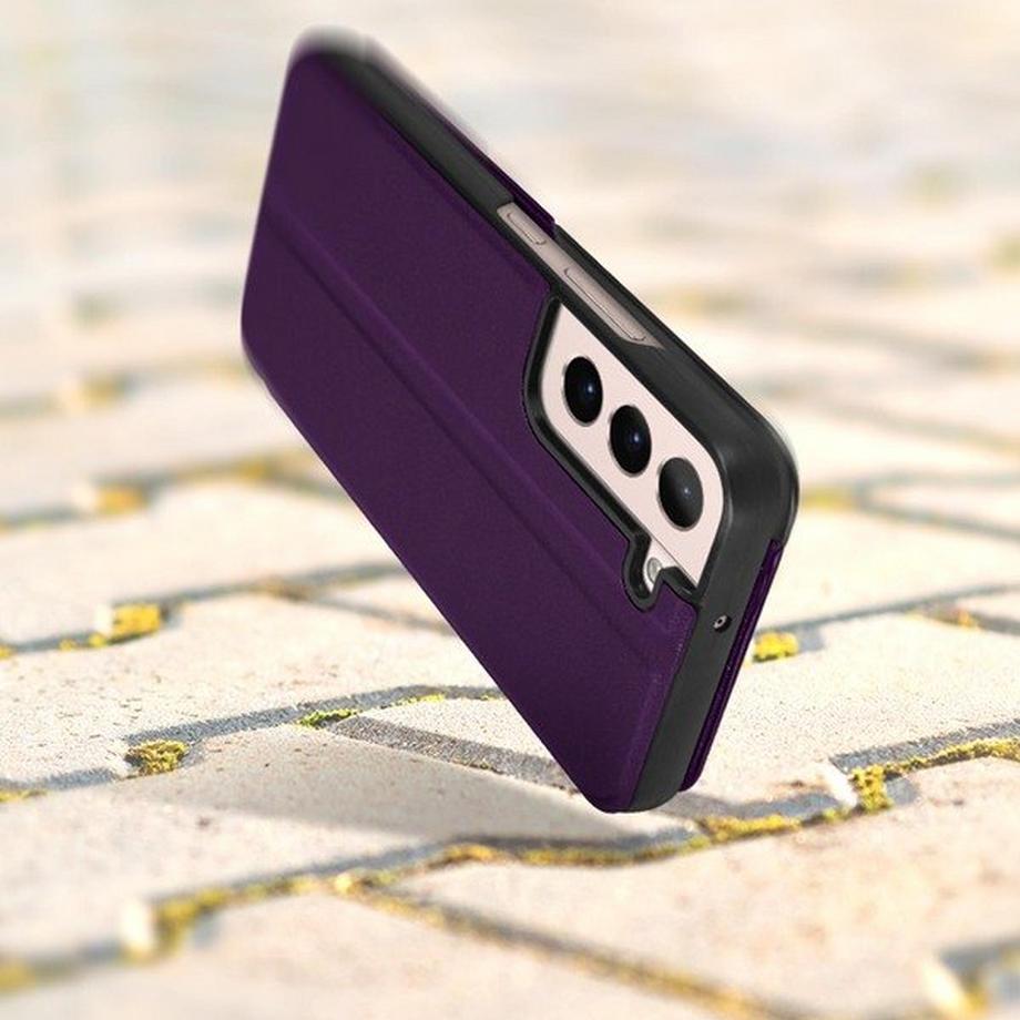 Avizar  Custodia Clear View Galaxy S22 Viola 