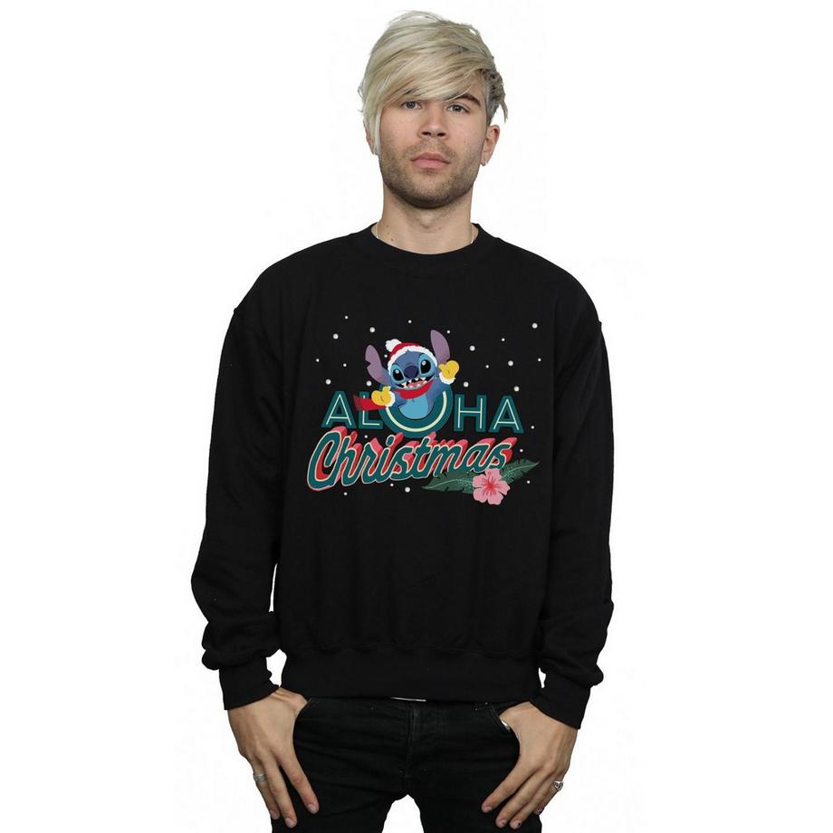 Disney Aloha Christmas Stitch Sweatshirt  