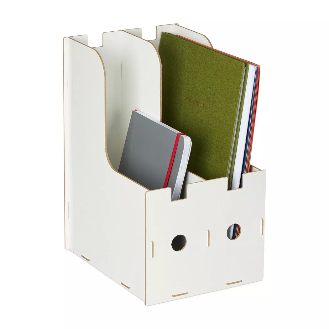 B2X - Raccoglitore per riviste con 2 scomparti per DIN A4, One Size
