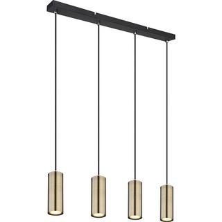 mutoni Lampe à suspension Robby métal noir mat 4xGU10  