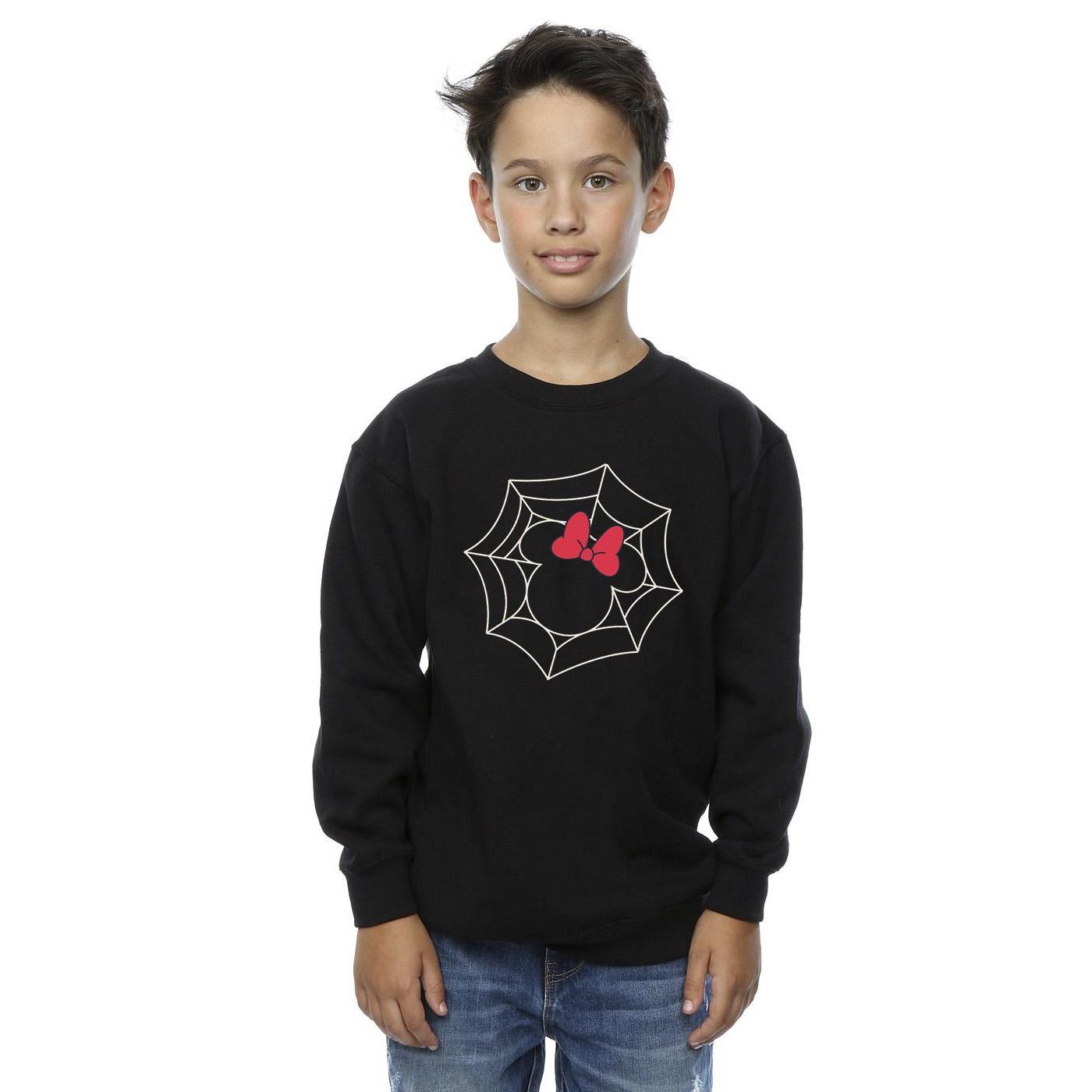 Disney  Minnie Mouse Spider Web Sweatshirt 