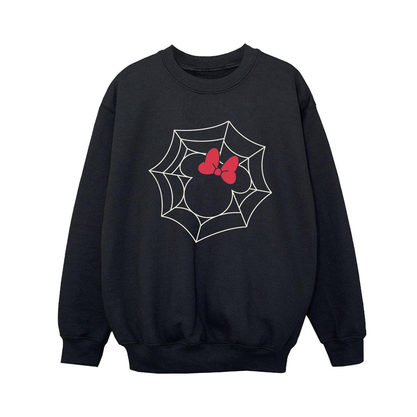 Disney  Minnie Mouse Spider Web Sweatshirt 